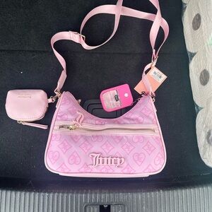 NWT Juicy Couture Pink Crossbody Bag